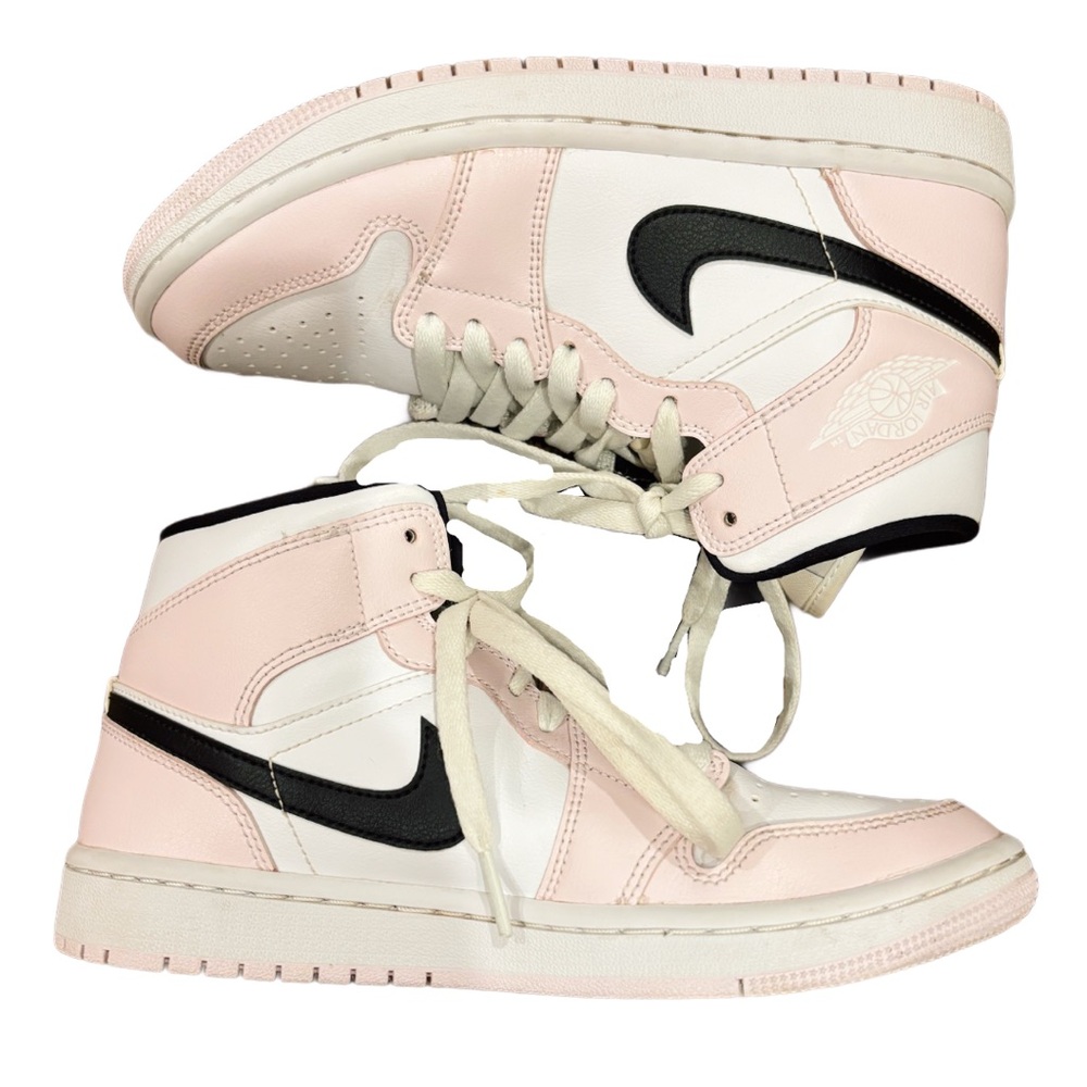 Barely Rose Jordan 1 Mid